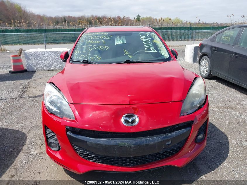 2012 Mazda 3 S VIN: JM1BL1W53C1552129 Lot: 12000952