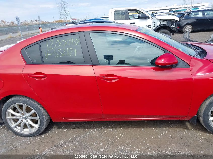 2012 Mazda 3 S VIN: JM1BL1W53C1552129 Lot: 12000952