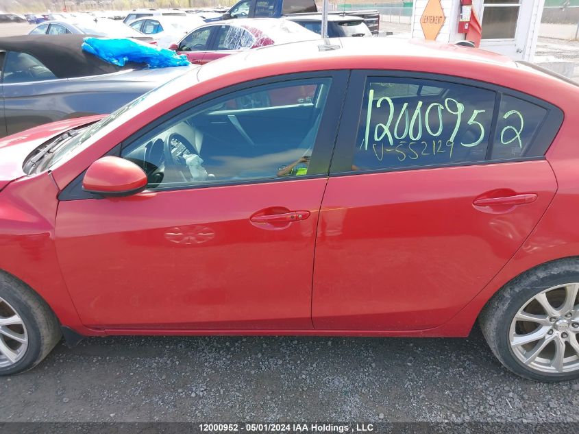2012 Mazda 3 S VIN: JM1BL1W53C1552129 Lot: 12000952