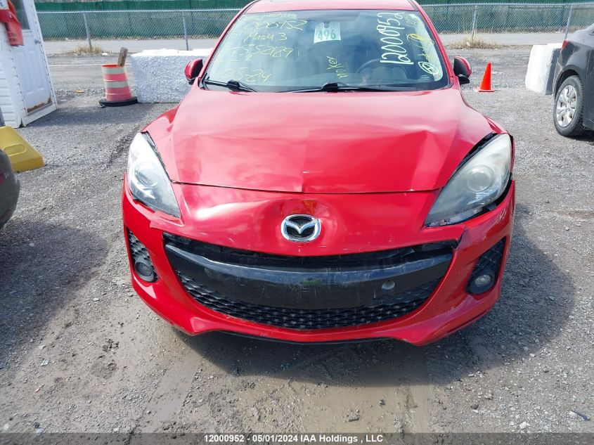 2012 Mazda 3 S VIN: JM1BL1W53C1552129 Lot: 12000952