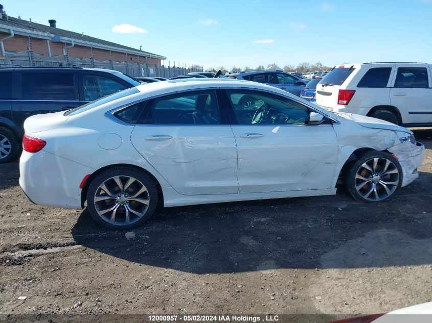 2016 Chrysler 200 C VIN: 1C3CCCCG6GN180844 Lot: 12000957