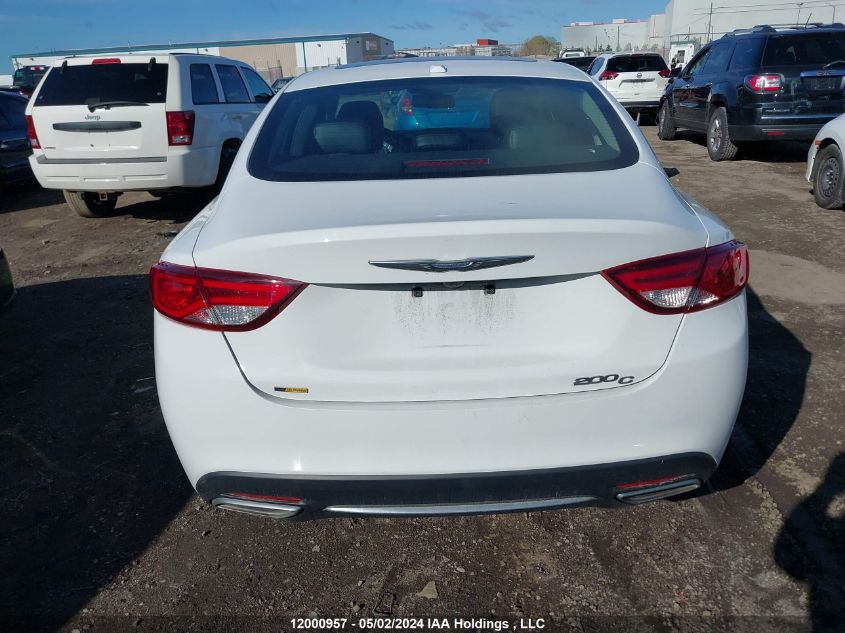 2016 Chrysler 200 C VIN: 1C3CCCCG6GN180844 Lot: 12000957