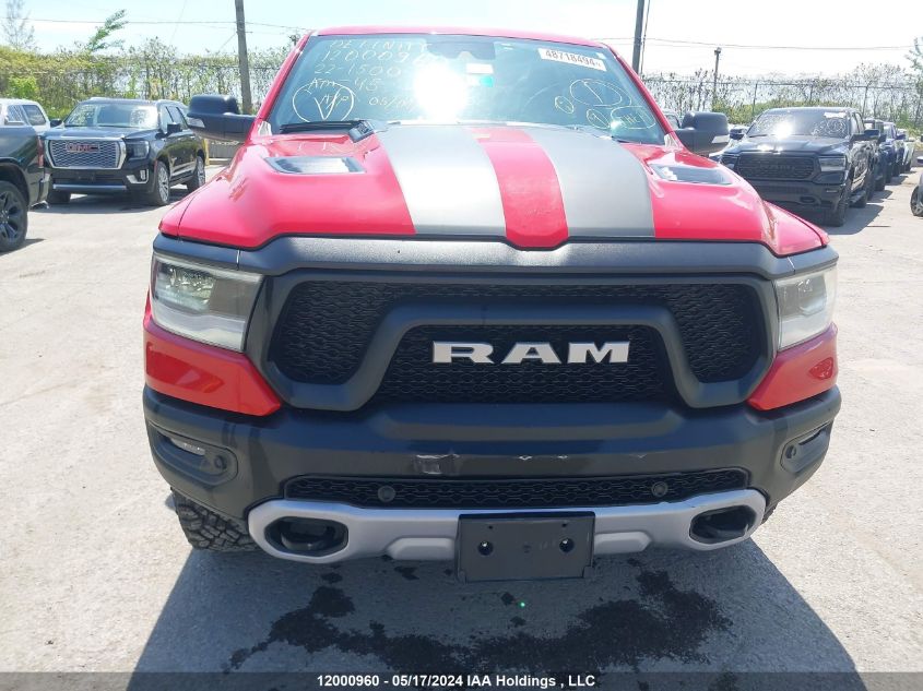 2022 Ram 1500 Rebel VIN: 1C6SRFLT8NN356270 Lot: 12000960