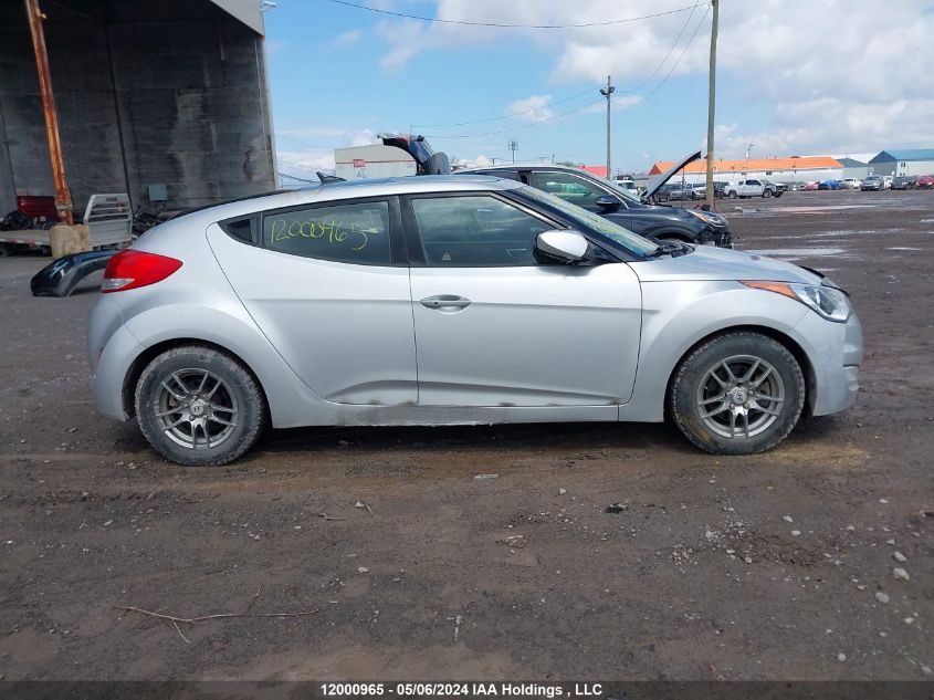 2013 Hyundai Veloster Tech VIN: KMHTC6AD4DU147943 Lot: 12000965