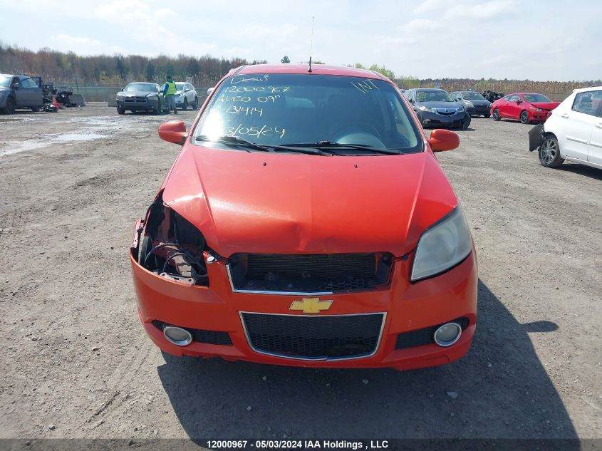 2009 Chevrolet Aveo Ls VIN: 3G1TV65E29L131414 Lot: 12000967