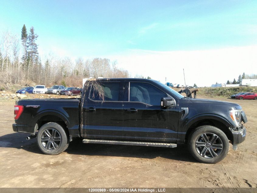 2021 Ford F150 Supercrew VIN: 1FTEW1EPXMFB56498 Lot: 12000969