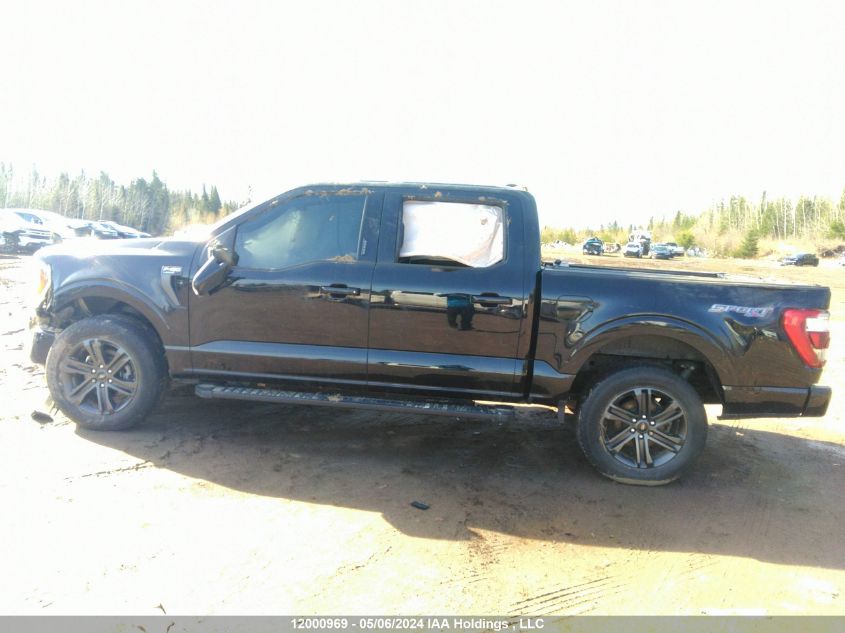 2021 Ford F150 Supercrew VIN: 1FTEW1EPXMFB56498 Lot: 12000969