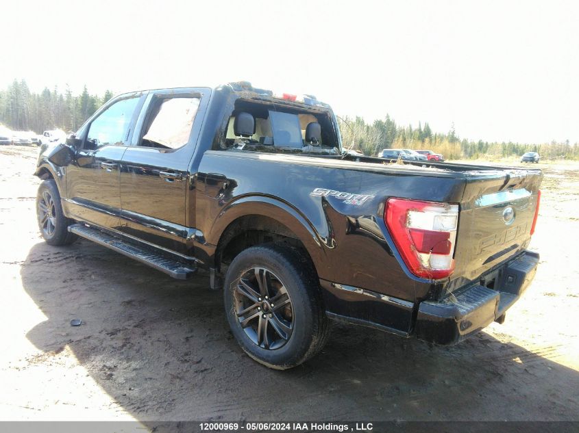 2021 Ford F150 Supercrew VIN: 1FTEW1EPXMFB56498 Lot: 12000969