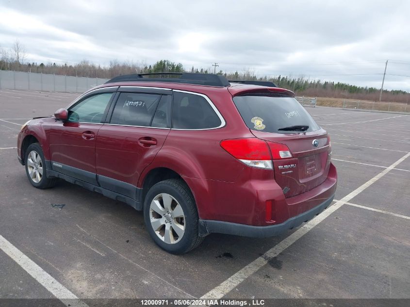 2011 Subaru Outback 2.5I Premium VIN: 4S4BRGBC1B3353391 Lot: 12000971