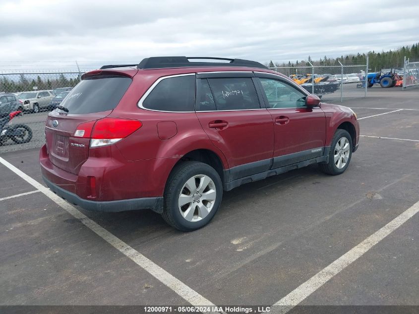 2011 Subaru Outback 2.5I Premium VIN: 4S4BRGBC1B3353391 Lot: 12000971