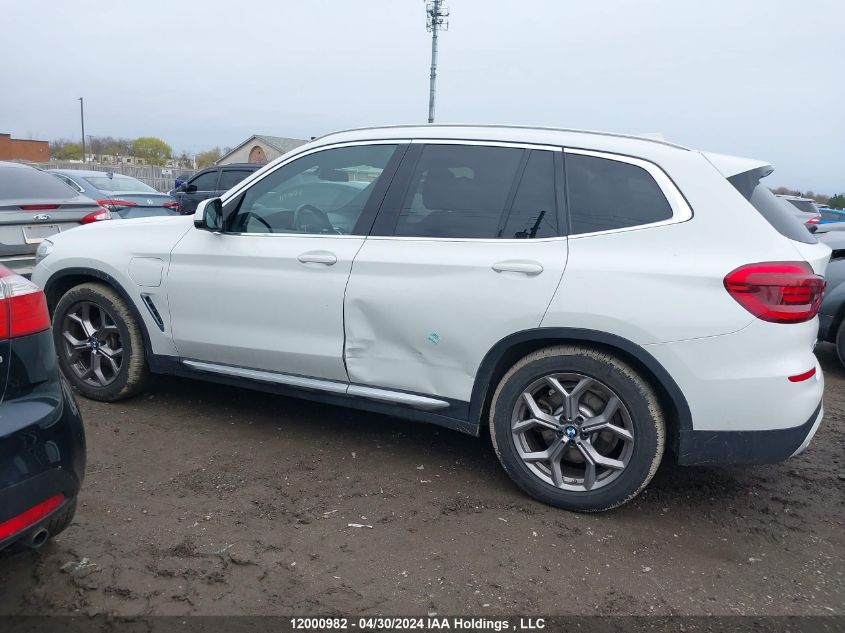 2021 BMW X3 VIN: 5UXTS1C09M9H40853 Lot: 12000982