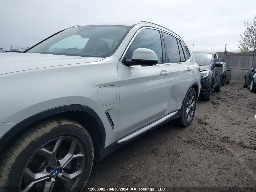 2021 BMW X3 VIN: 5UXTS1C09M9H40853 Lot: 12000982