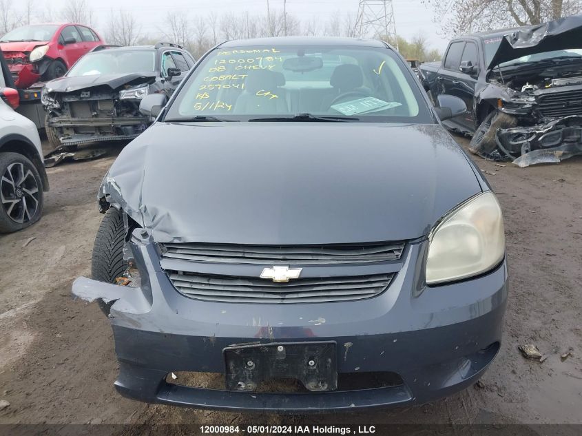 2008 Chevrolet Cobalt Sport VIN: 1G1AM58B387259041 Lot: 12000984