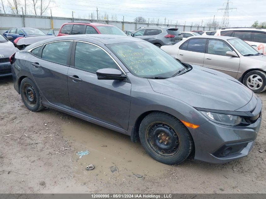 2019 Honda Civic Sedan VIN: 2HGFC2F81KH037052 Lot: 12000995