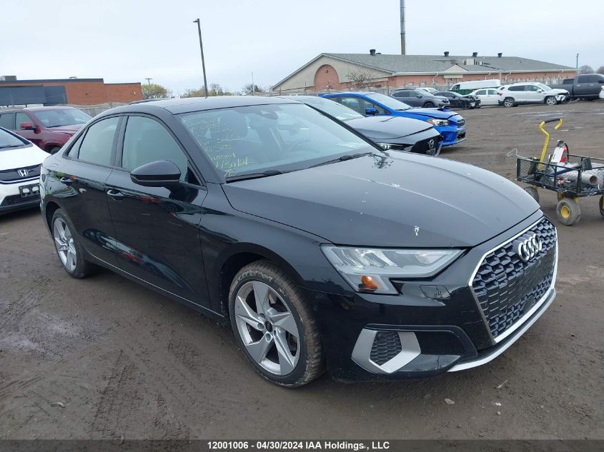 2023 Audi A3 Sedan VIN: WAUGUCGYXPA089013 Lot: 12001006