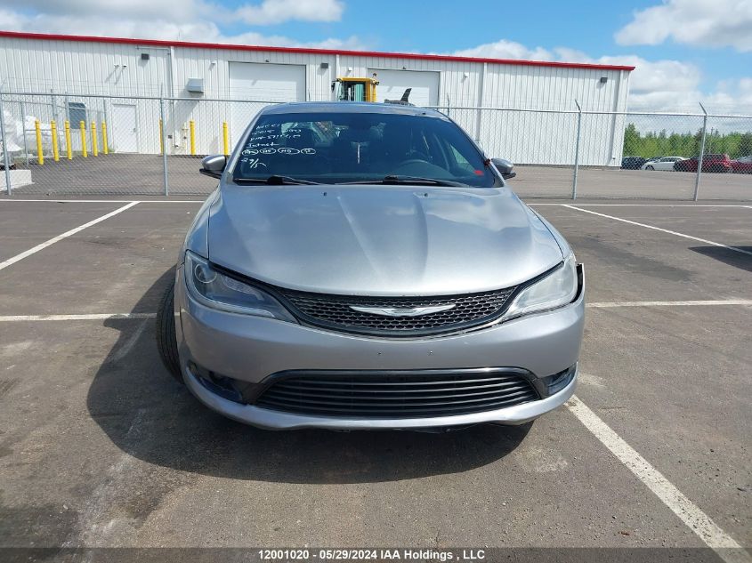 2015 Chrysler 200 S VIN: 1C3CCCBB6FN511040 Lot: 12001020