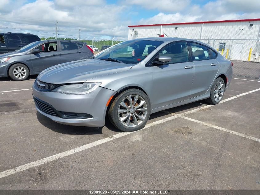 2015 Chrysler 200 S VIN: 1C3CCCBB6FN511040 Lot: 12001020