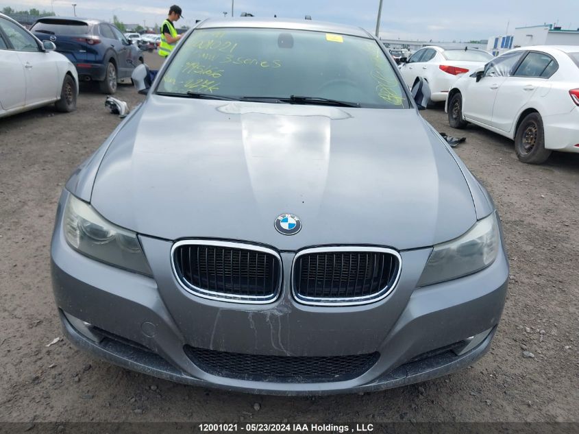 2011 BMW 3 Series VIN: WBAPG7C50BA795166 Lot: 12001021