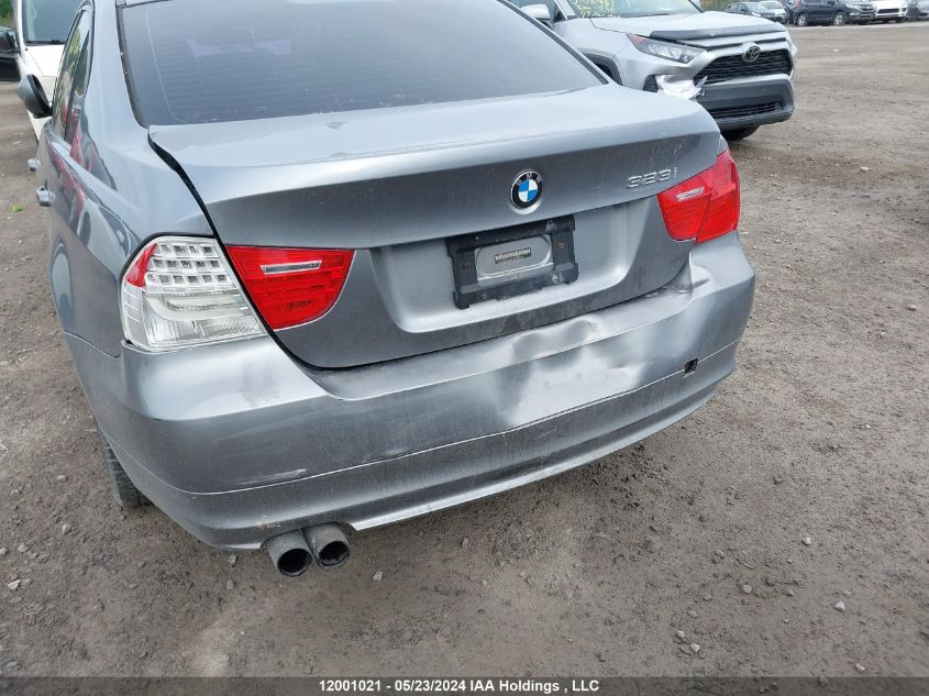 2011 BMW 3 Series VIN: WBAPG7C50BA795166 Lot: 12001021