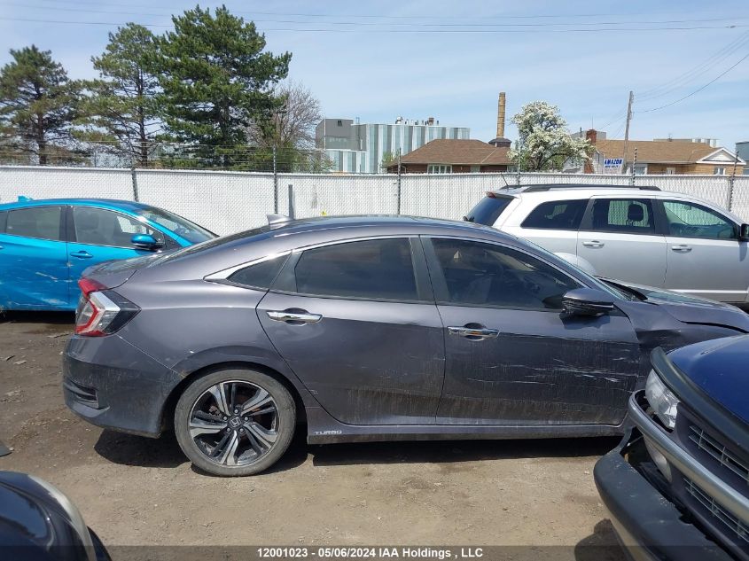 2017 Honda Civic Touring VIN: 2HGFC1F92HH105063 Lot: 12001023