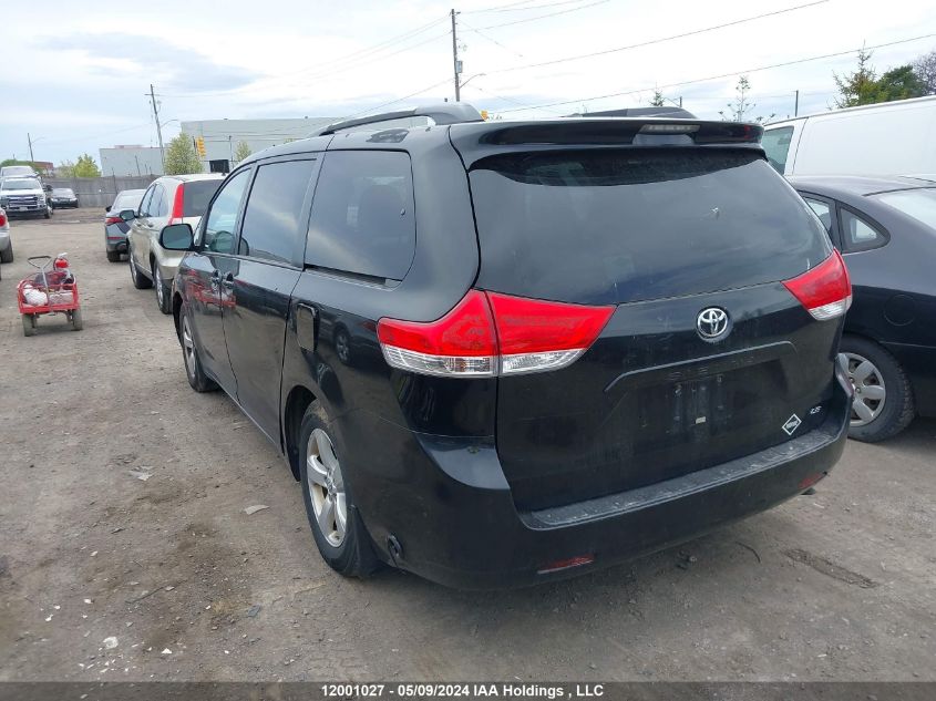 2014 Toyota Sienna Le VIN: 5TDKK3DC3ES410160 Lot: 12001027