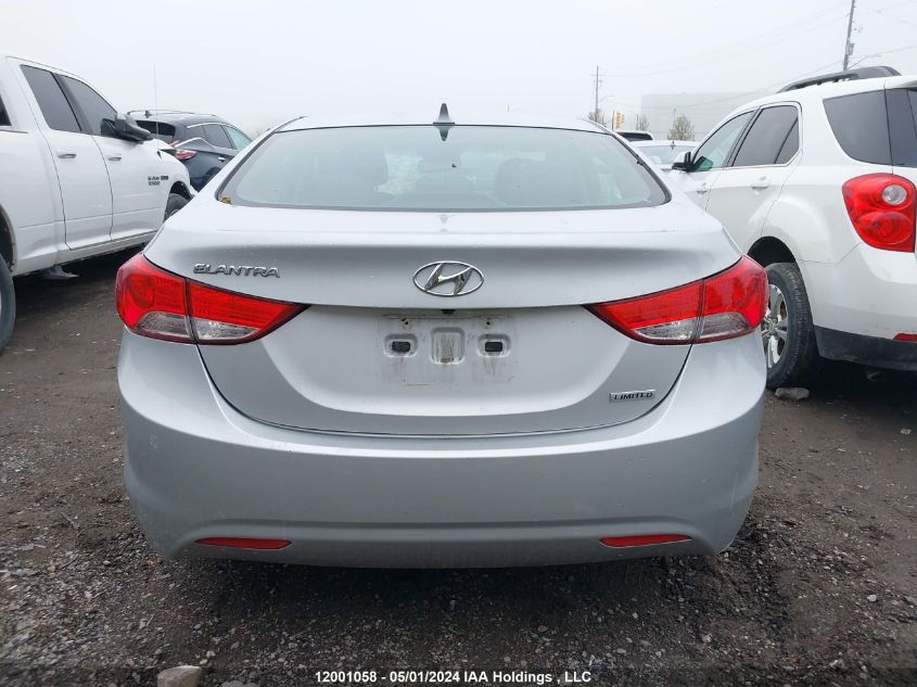 2013 Hyundai Elantra Limited VIN: 5NPDH4AE5DH225647 Lot: 12001058