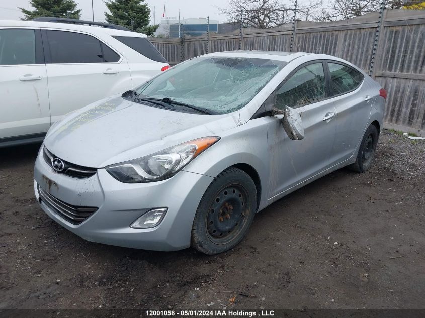 2013 Hyundai Elantra Limited VIN: 5NPDH4AE5DH225647 Lot: 12001058