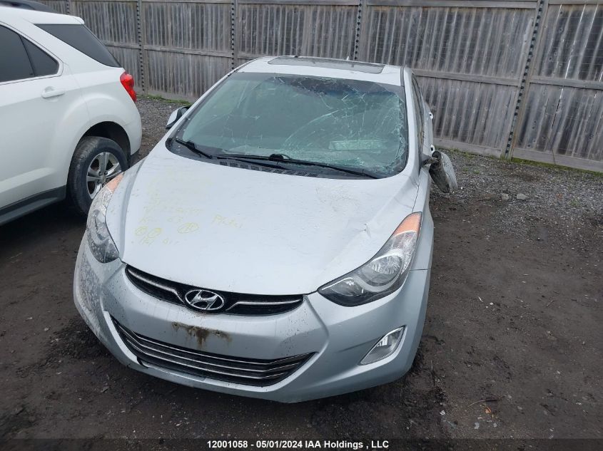 2013 Hyundai Elantra Limited VIN: 5NPDH4AE5DH225647 Lot: 12001058