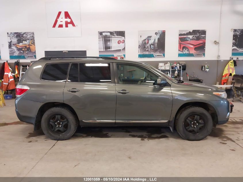 2012 Toyota Highlander Se VIN: 5TDBK3EH8CS102909 Lot: 12001059