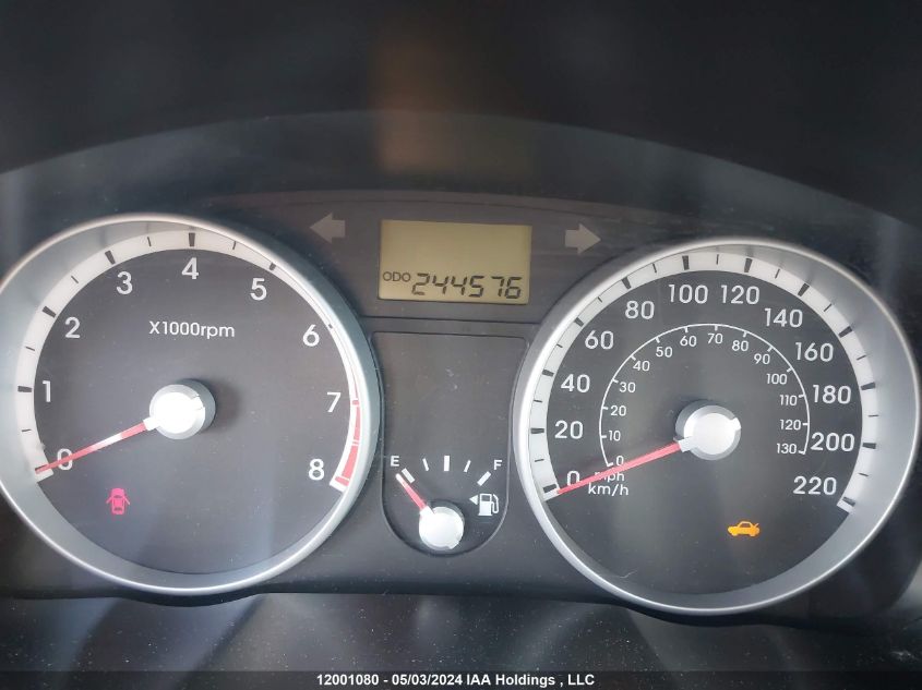 2009 Hyundai Accent VIN: KMHCN45CX9U333039 Lot: 12001080