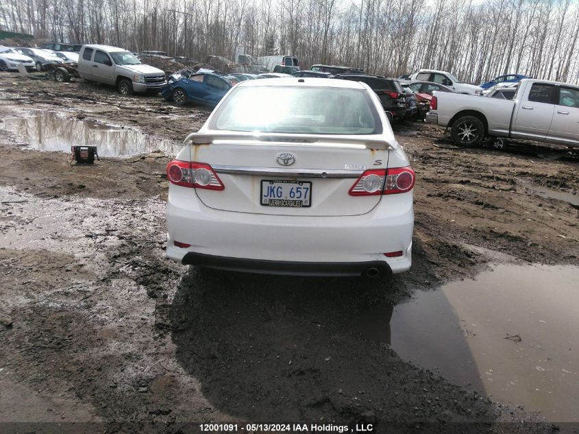 2011 Toyota Corolla S/Le VIN: 2T1BU4EE7BC575052 Lot: 12001091