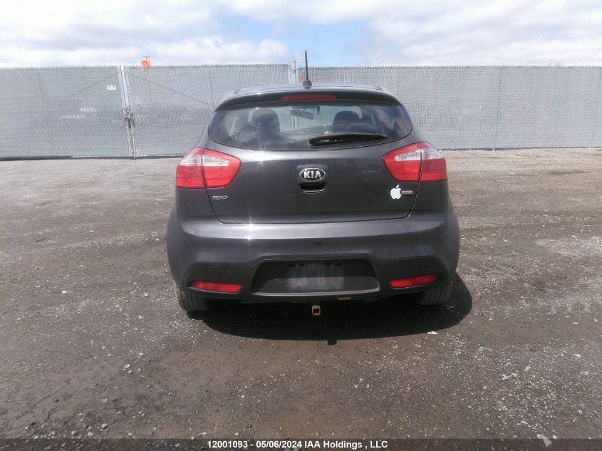 2013 Kia Rio VIN: KNADM5A32D6890626 Lot: 12001093