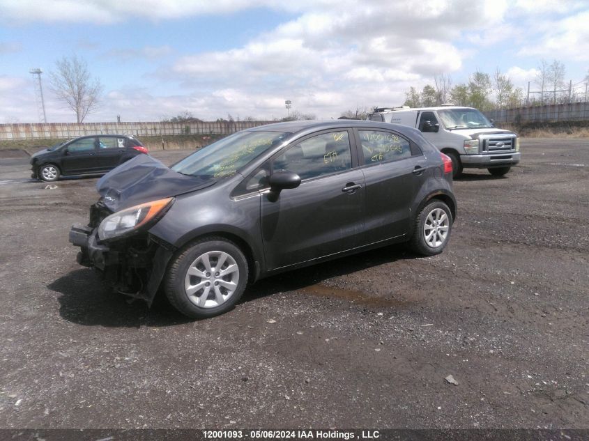 2013 Kia Rio VIN: KNADM5A32D6890626 Lot: 12001093