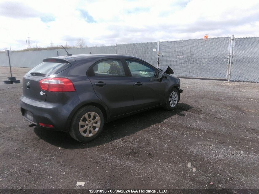 2013 Kia Rio VIN: KNADM5A32D6890626 Lot: 12001093