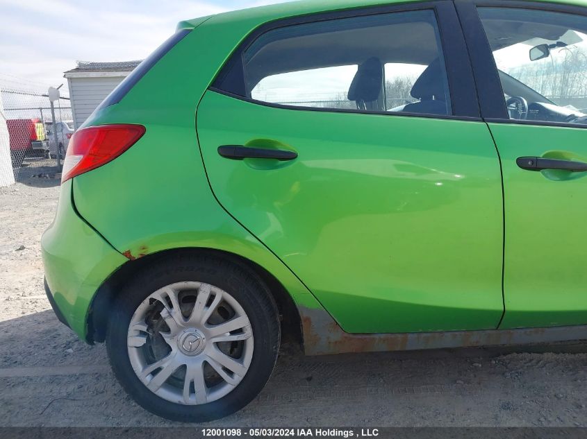 2011 Mazda Mazda2 VIN: JM1DE1HY6B0109259 Lot: 12001098