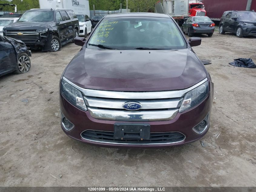 2011 Ford Fusion Sel VIN: 3FAHP0JA8BR186806 Lot: 12001099