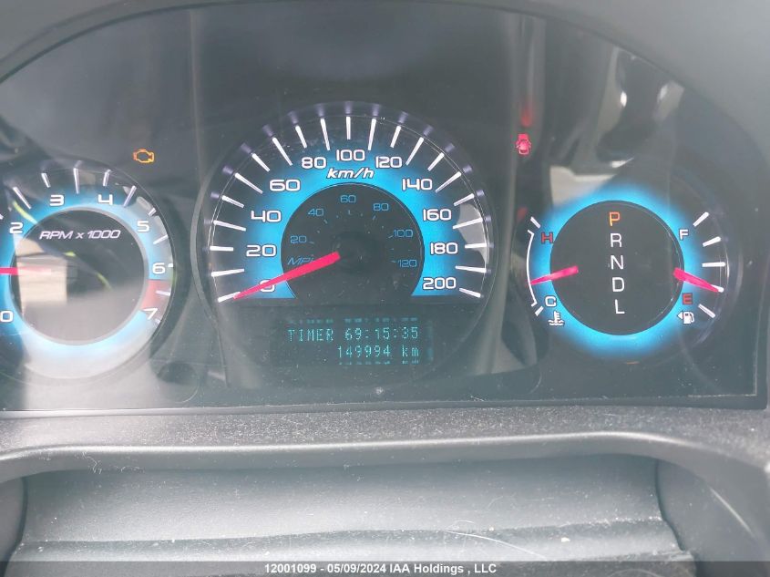 2011 Ford Fusion Sel VIN: 3FAHP0JA8BR186806 Lot: 12001099