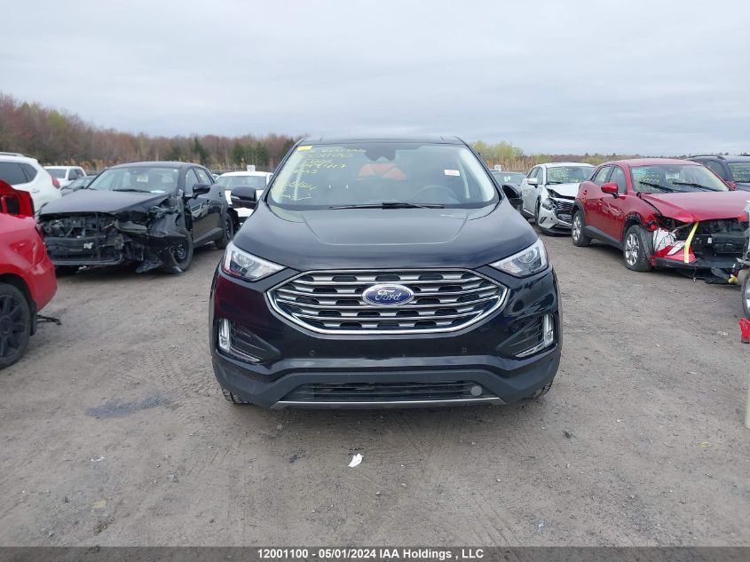 2022 Ford Edge Titanium VIN: 2FMPK4K96NBA47417 Lot: 12001100