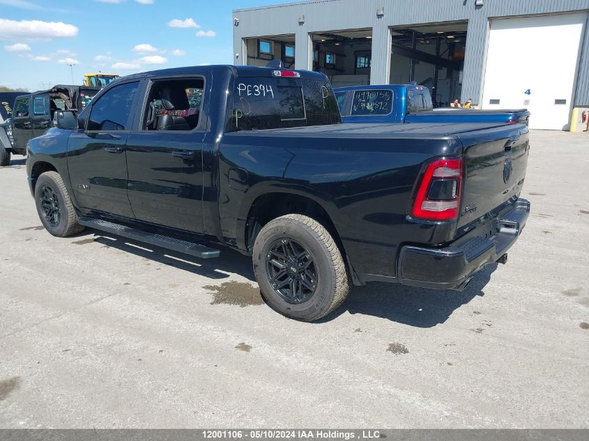 2022 Ram 1500 Sport VIN: 1C6SRFVT0NN467571 Lot: 12001106