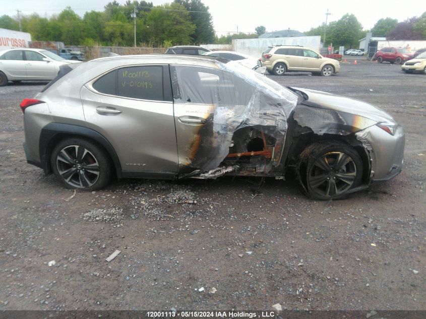 2019 Lexus Ux 250H VIN: JTHU9JBH1K2010493 Lot: 12001113