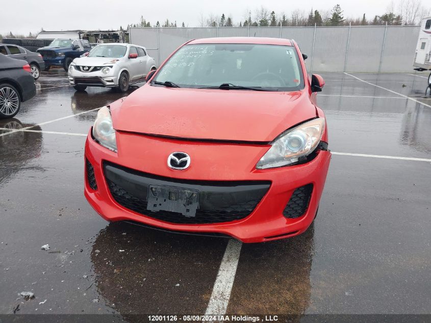 2013 Mazda Mazda3 VIN: JM1BL1L7XD1810251 Lot: 12001126