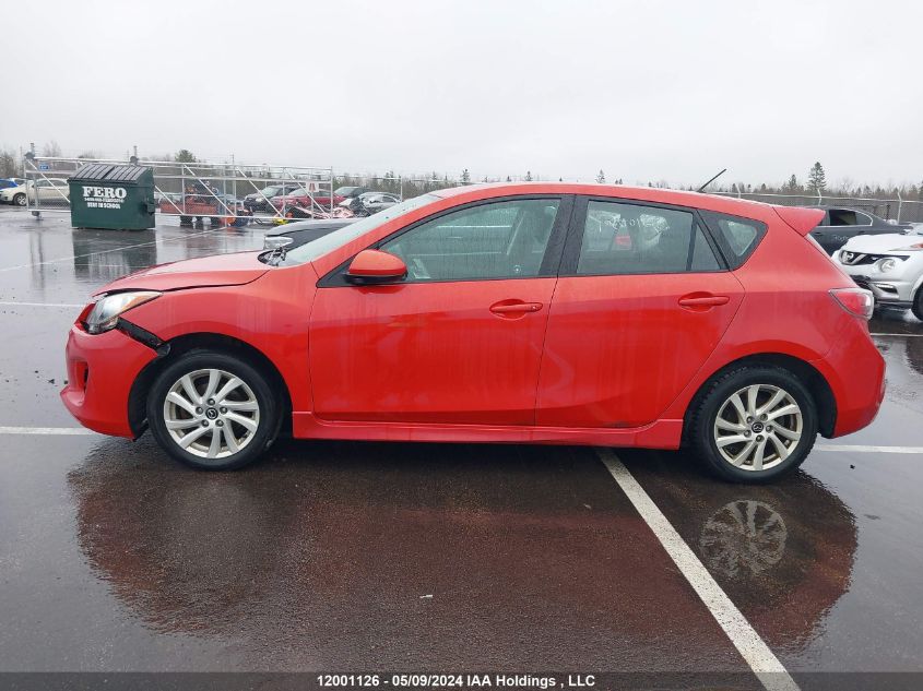 2013 Mazda Mazda3 VIN: JM1BL1L7XD1810251 Lot: 12001126