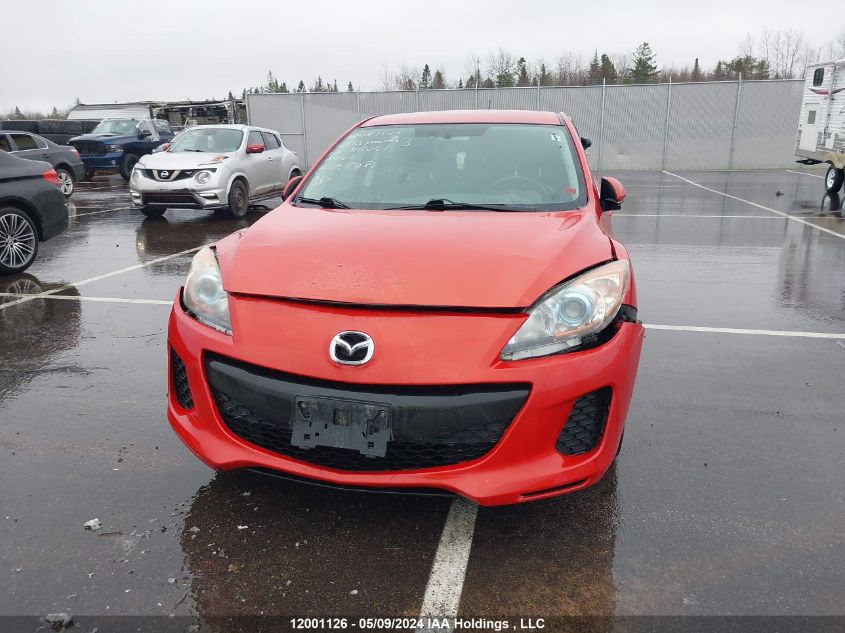 2013 Mazda Mazda3 VIN: JM1BL1L7XD1810251 Lot: 12001126