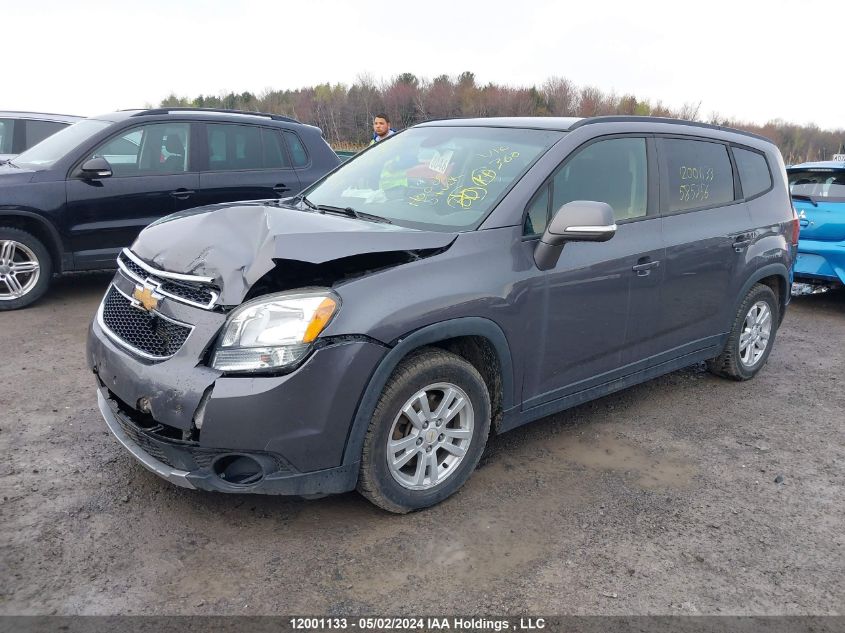 2014 Chevrolet Orlando VIN: KL77P2EK1EK585356 Lot: 12001133