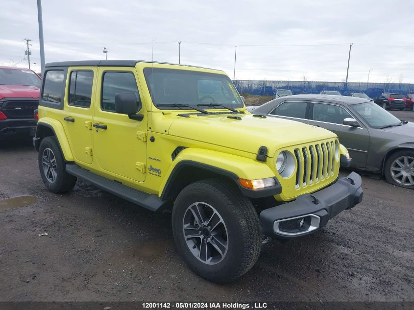 2023 Jeep Wrangler 4-Door Sahara VIN: 1C4HJXEG8PW542520 Lot: 12001142