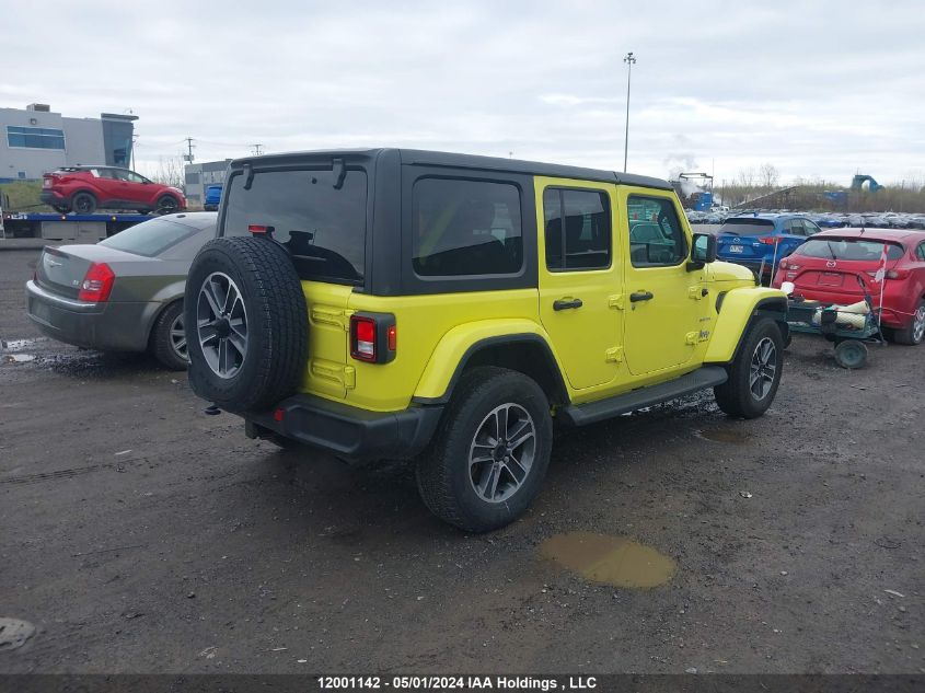 2023 Jeep Wrangler 4-Door Sahara VIN: 1C4HJXEG8PW542520 Lot: 12001142