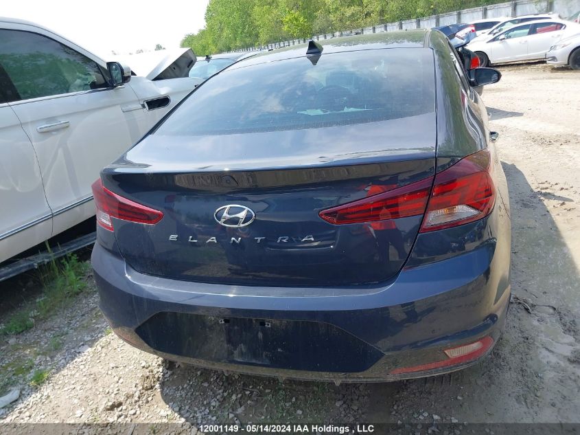 2020 Hyundai Elantra Luxury VIN: KMHD84LFXLU952210 Lot: 12001149