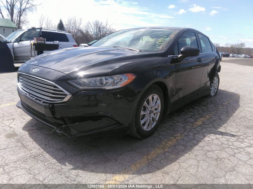 2017 Ford Fusion S VIN: 3FA6P0G7XHR337950 Lot: 12001168