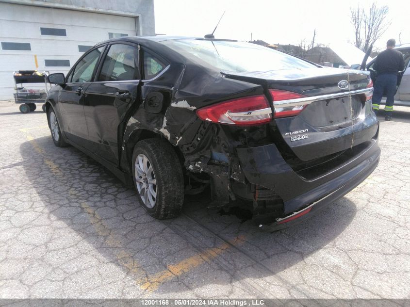 2017 Ford Fusion S VIN: 3FA6P0G7XHR337950 Lot: 12001168