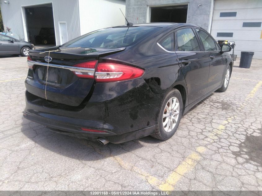 2017 Ford Fusion S VIN: 3FA6P0G7XHR337950 Lot: 12001168